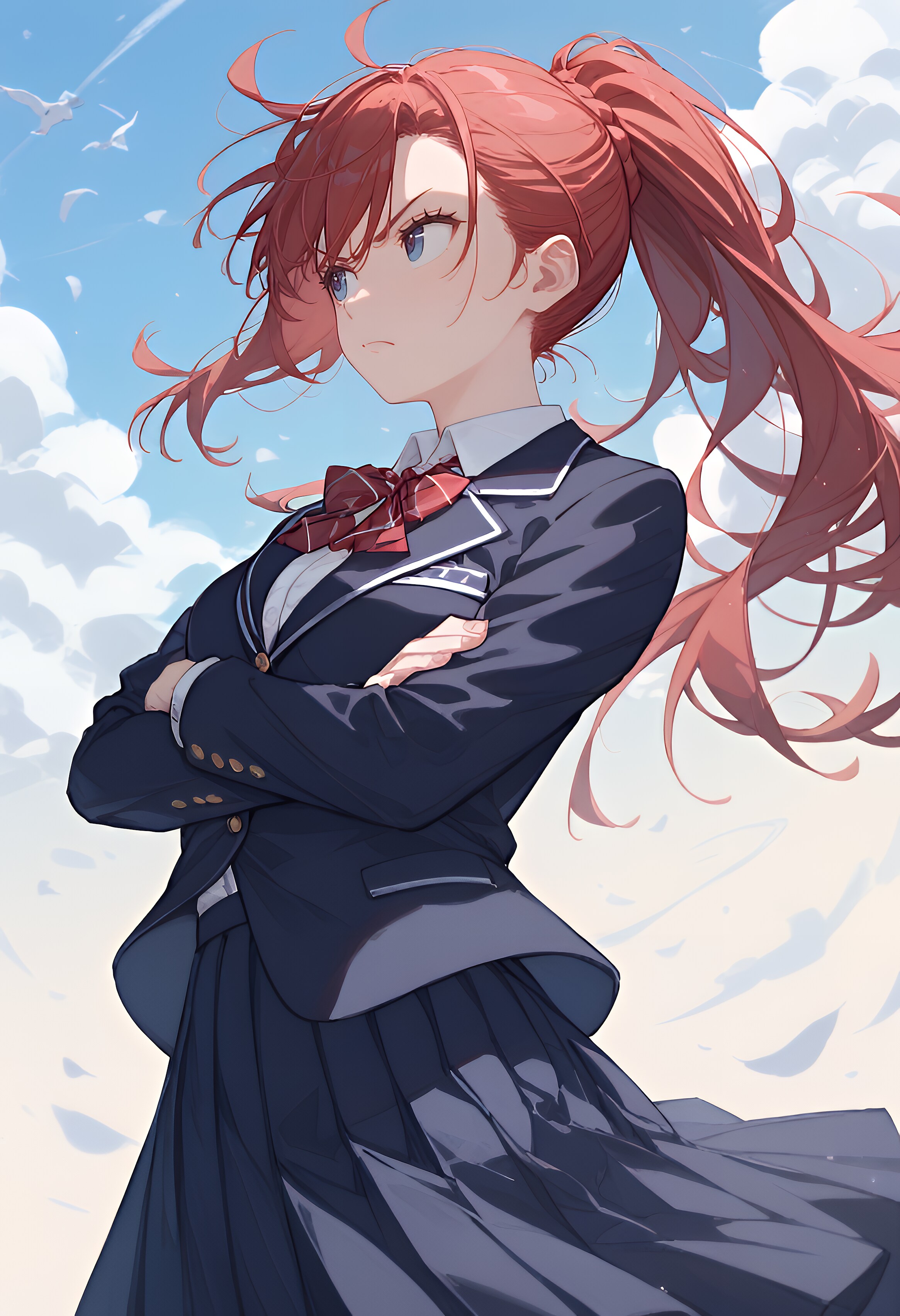 学園最強の女 | の人気AIイラスト・グラビア