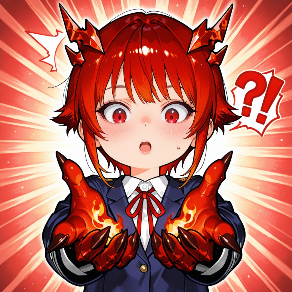 手だけドラゴンに変身する子ちゃん