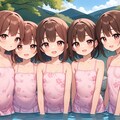 温泉で出迎え 5枚目