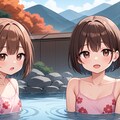 温泉で出迎え 6枚目