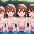 温泉で出迎え 3枚目