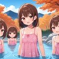 温泉で出迎え 4枚目