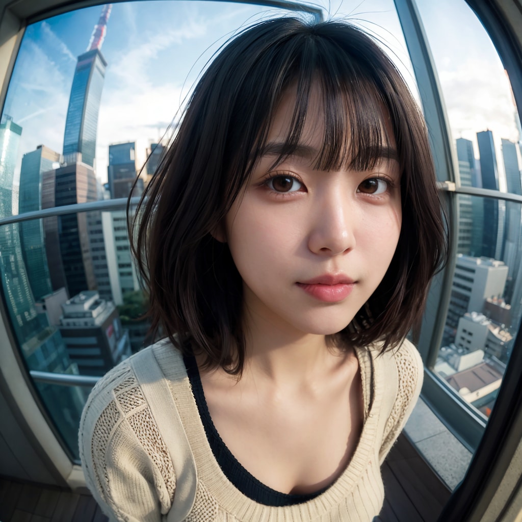 魚眼レンズ顔アップ 11/11