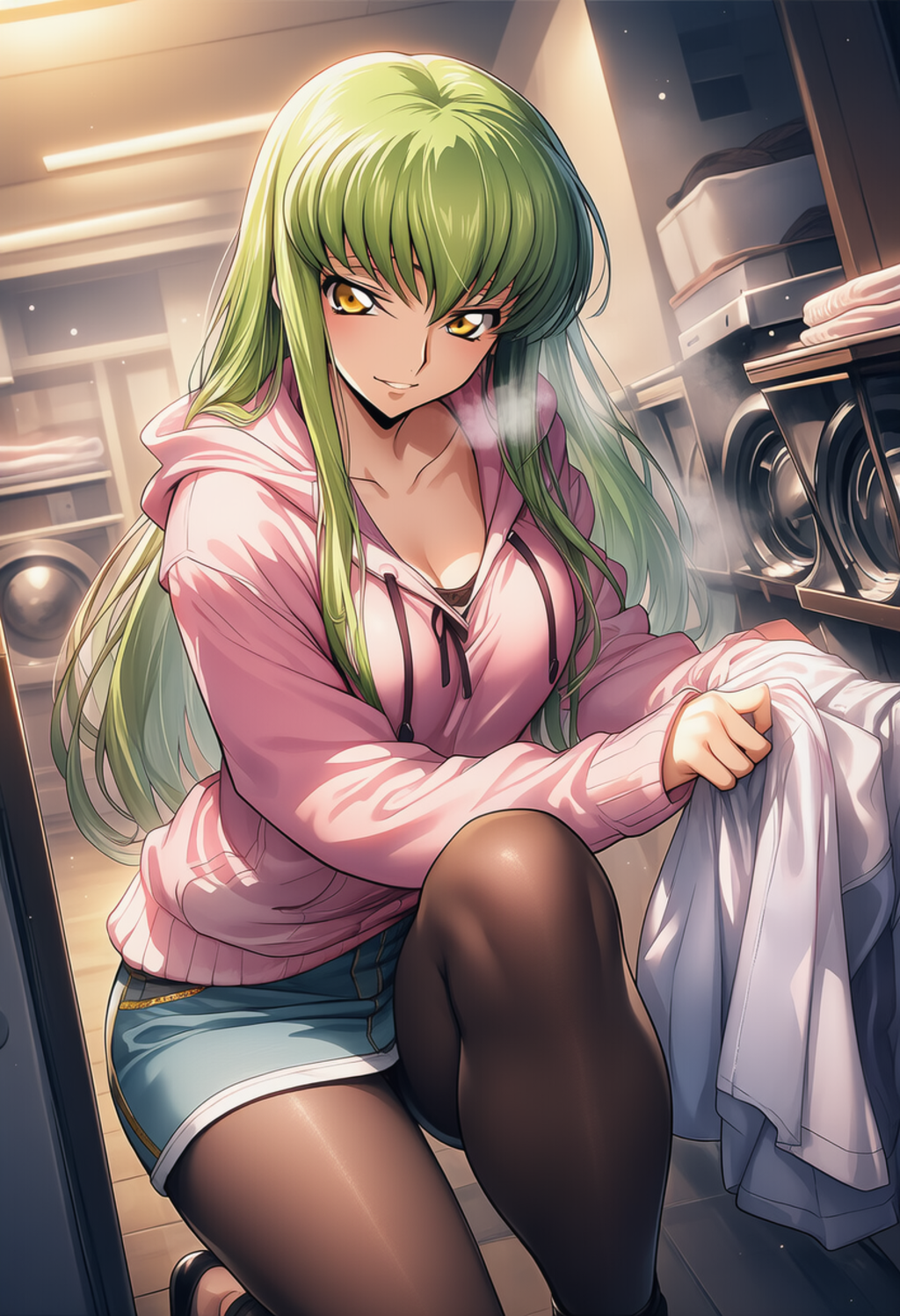 湯気と洗剤の匂い ― Soft Warmth in the Air