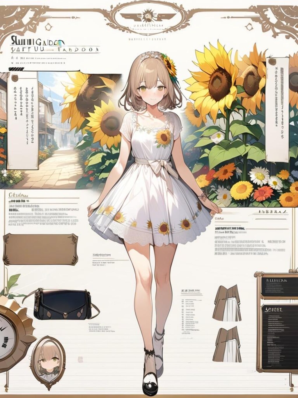 ひまわりちゃん　その４（コンセプトアート風