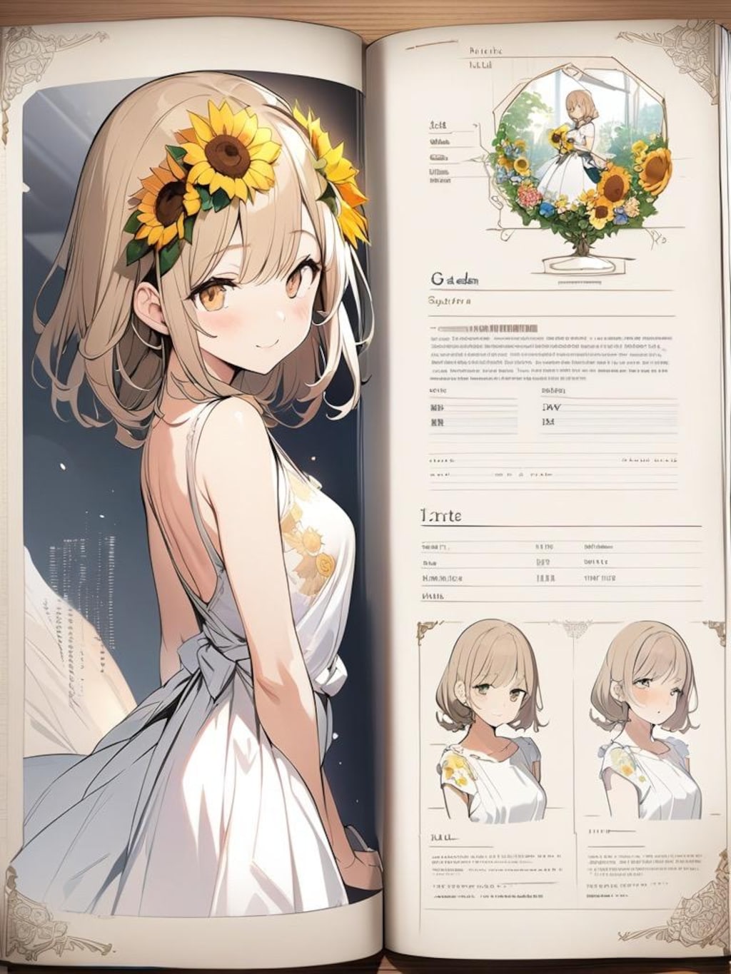 ひまわりちゃん　その４（コンセプトアート風