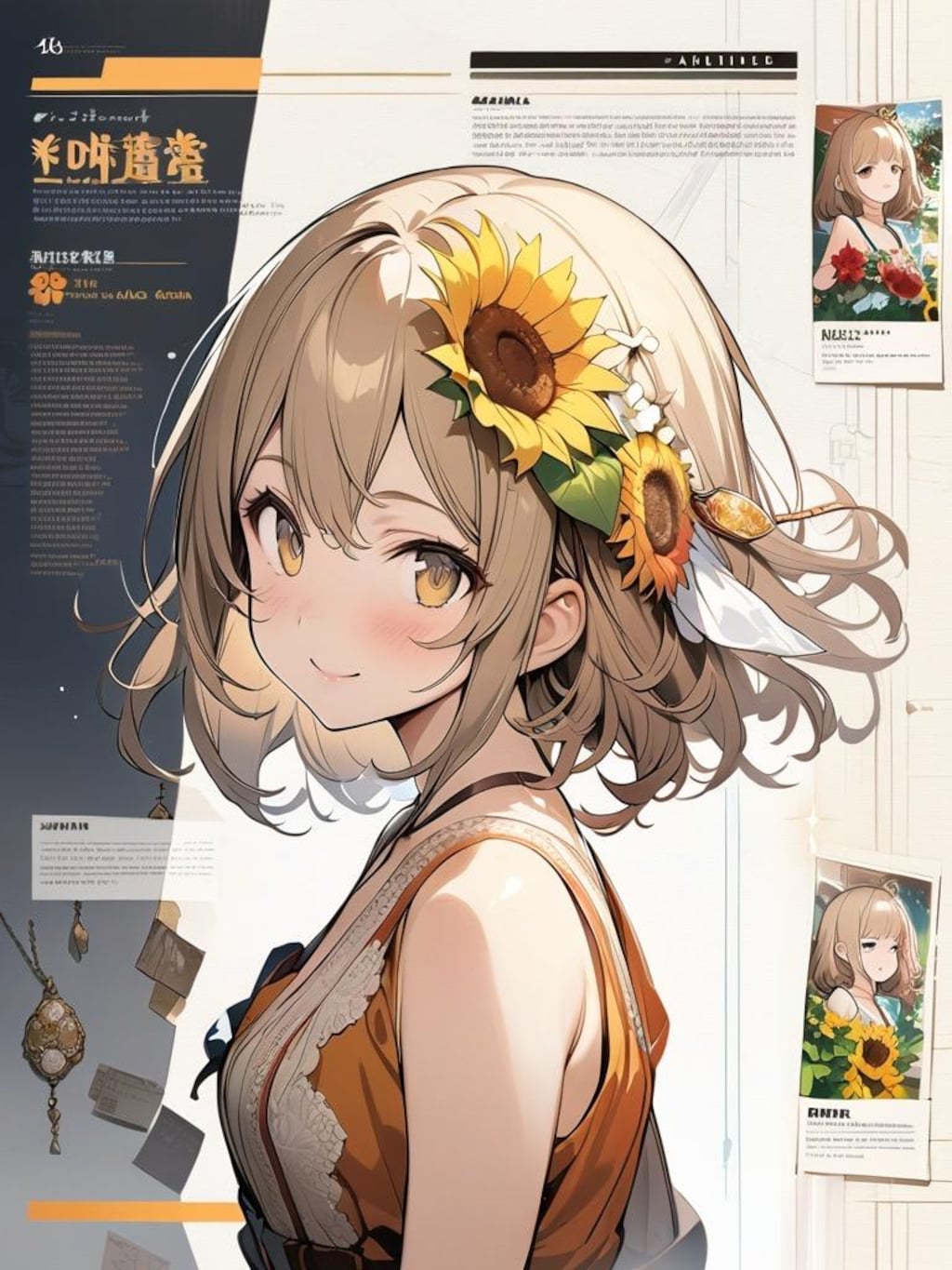 ひまわりちゃん　その４（コンセプトアート風