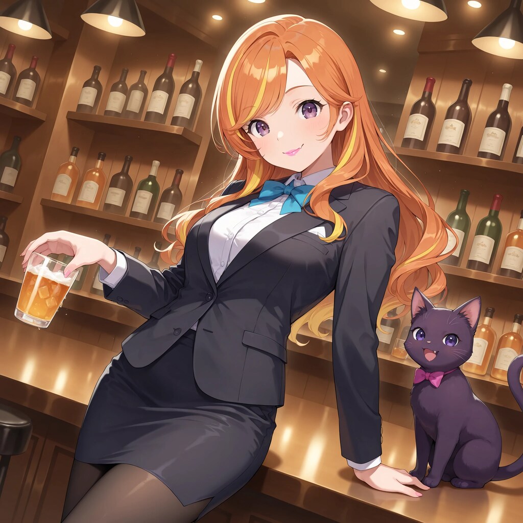 【バー黒猫】に来て！