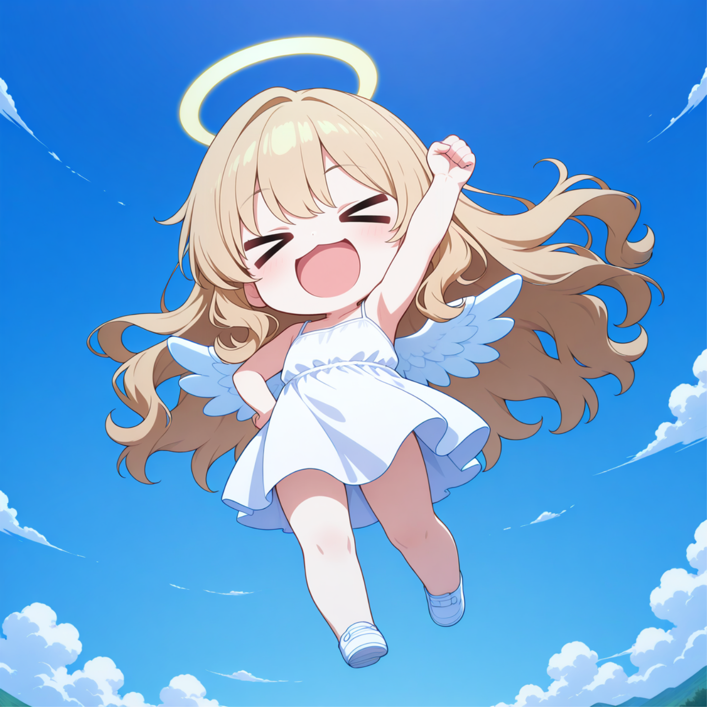 天使ちゃんいっくよー！ | の人気AIイラスト・グラビア