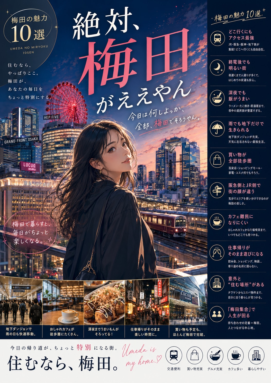 住みたい街ポスター