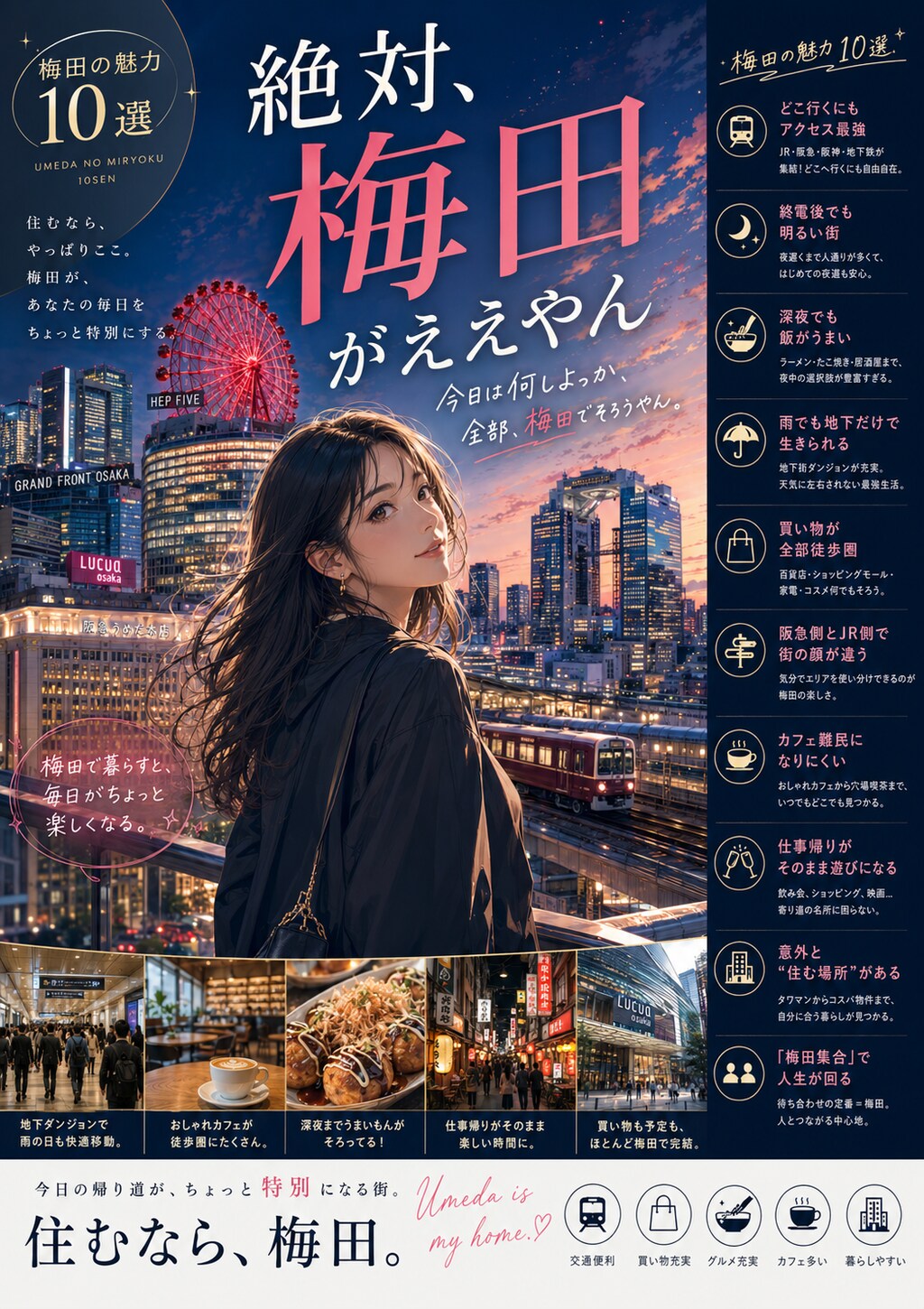 関西住みたい街ランキングNo.1