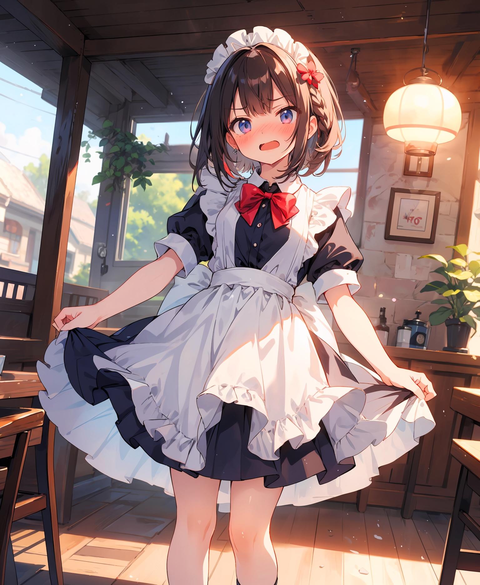 ツンデレ風 メイド少女