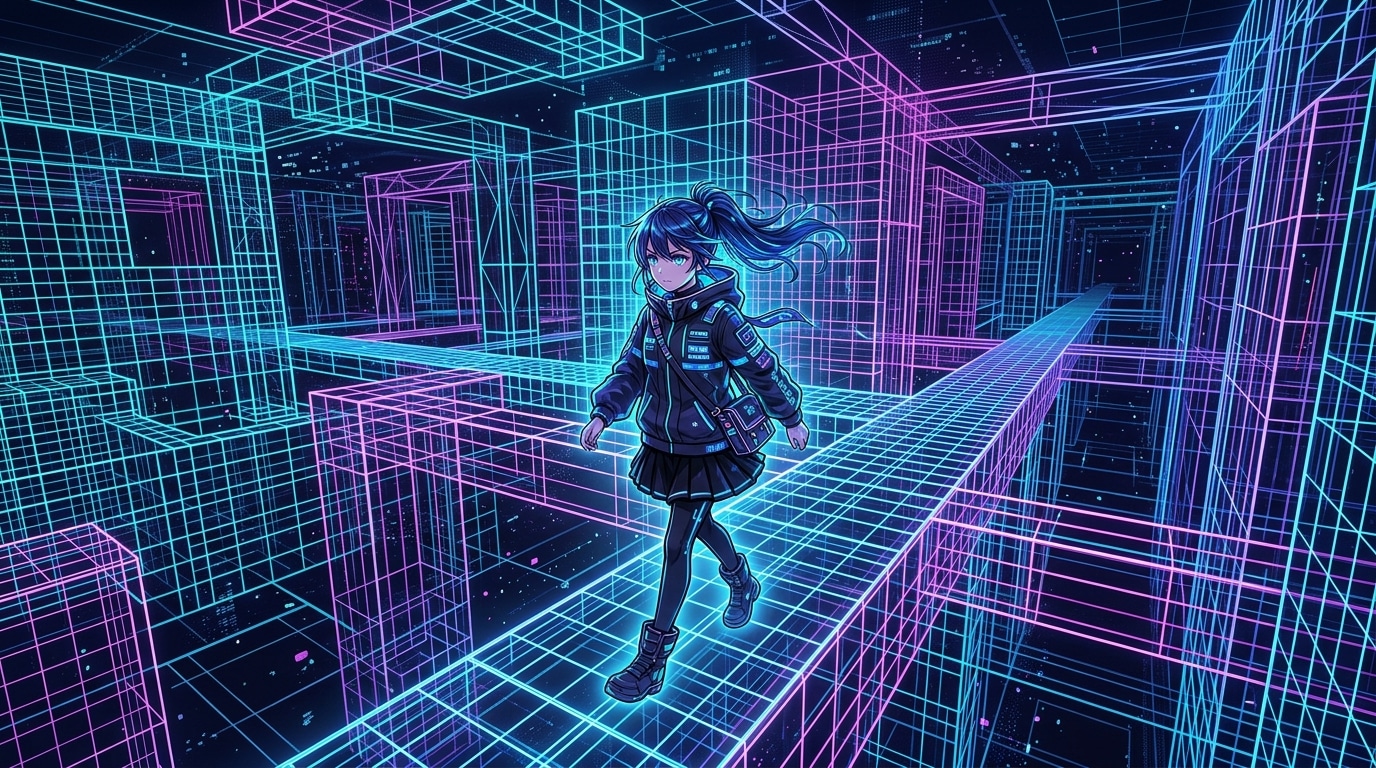 ワイヤーフレームな迷宮