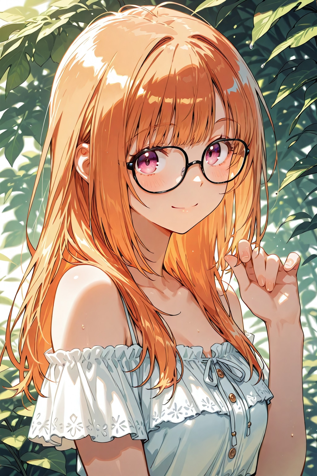 メガネ美少女