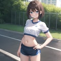 スポーティーな女子 2枚目