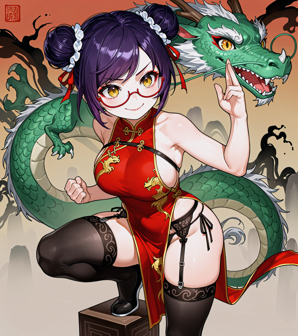 旗袍とガーター（R-15）