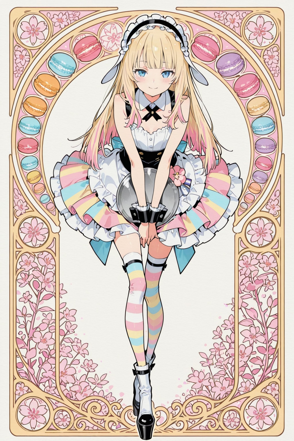 カラフルメイド | の人気AIイラスト・グラビア