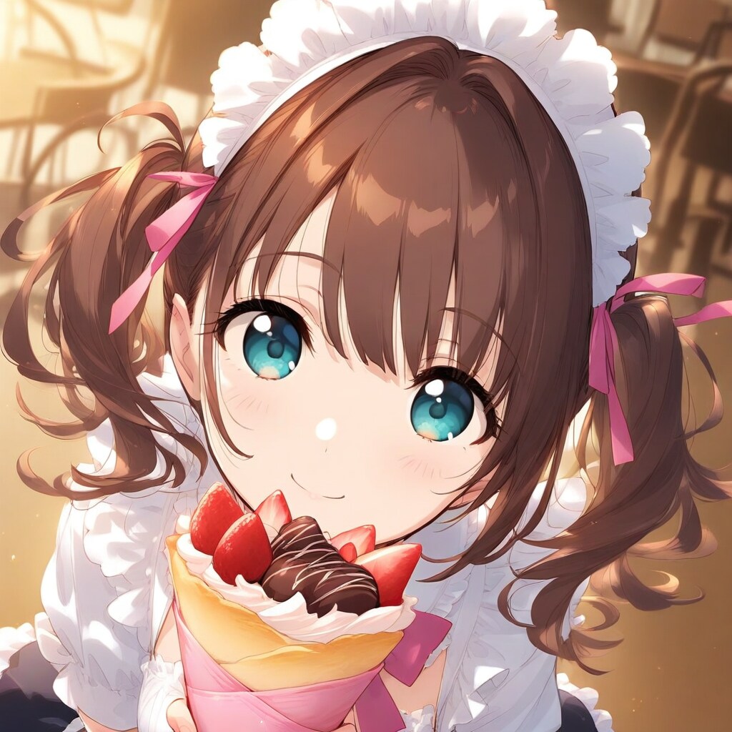 はるかちゃんとチョコクレープ