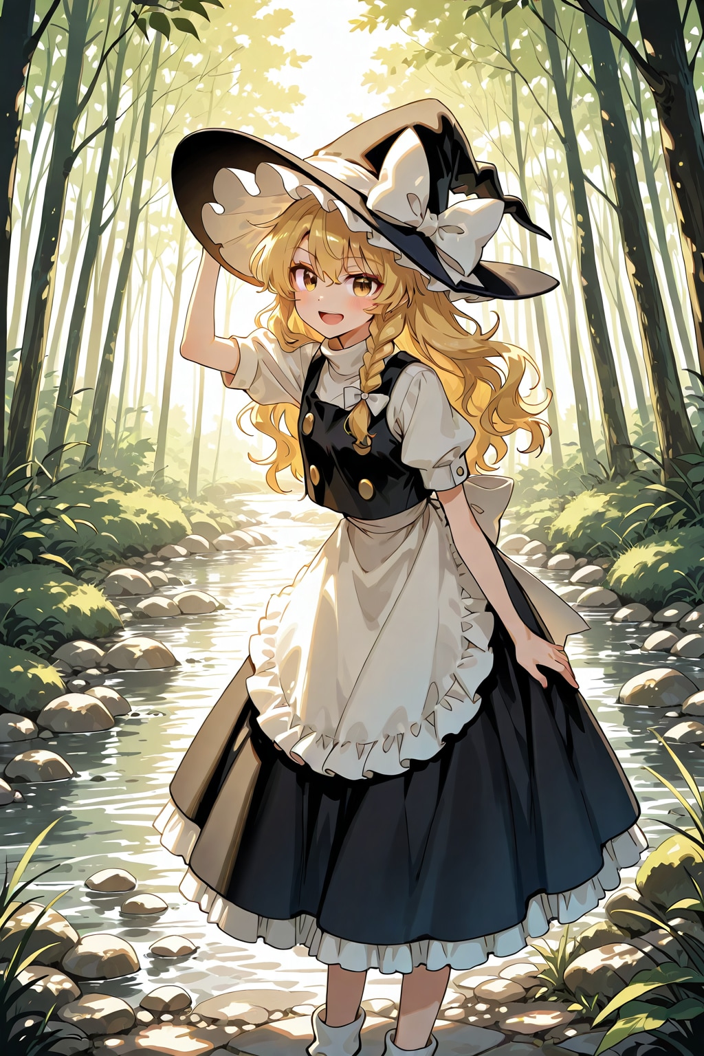 森の川