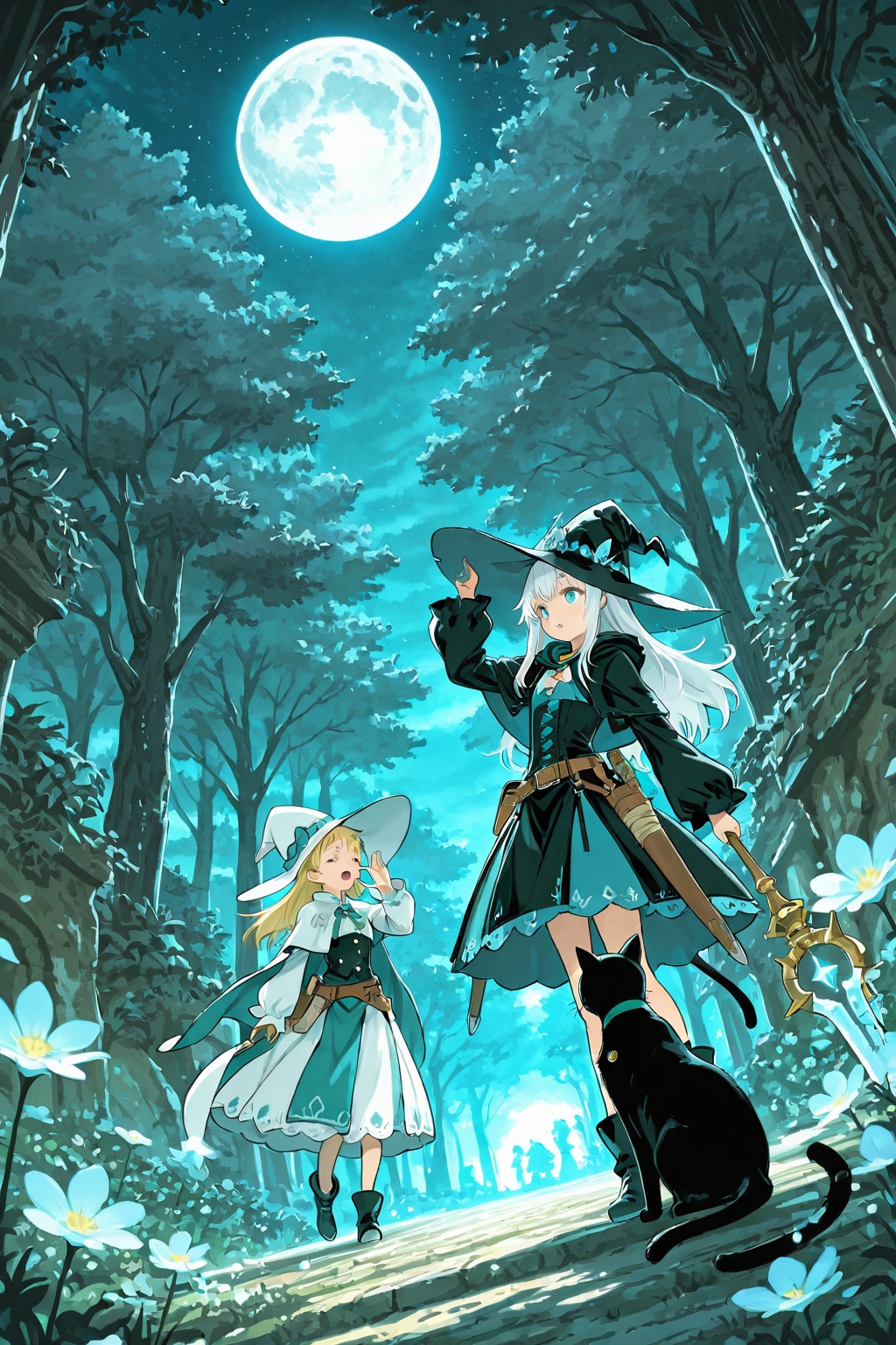 ２人の魔女と黒猫の冒険