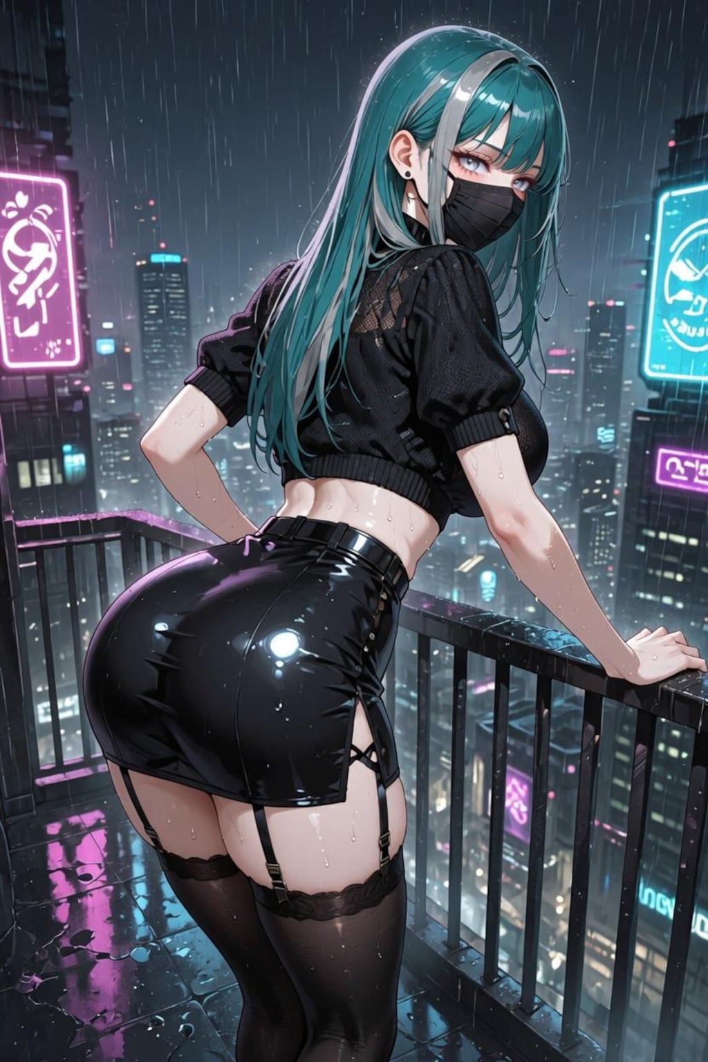 いやらし女コーデ④