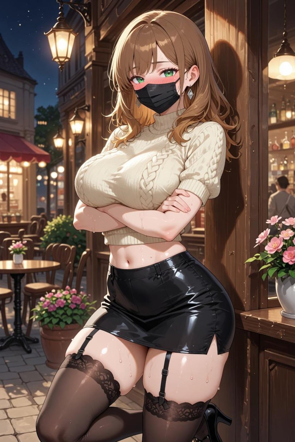 いやらし女コーデ④