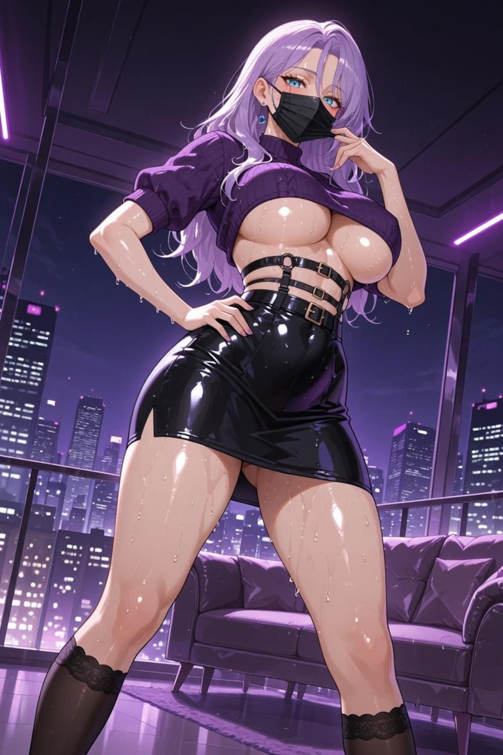 いやらし女コーデ④