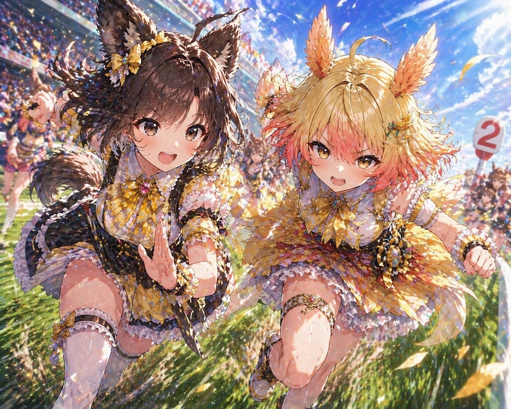 トリ娘×イヌ娘　プリティーダービー（我が家のペットダービー）
