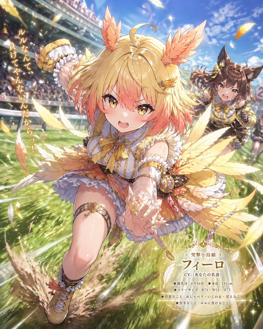 トリ娘×イヌ娘　プリティーダービー（我が家のペットダービー）
