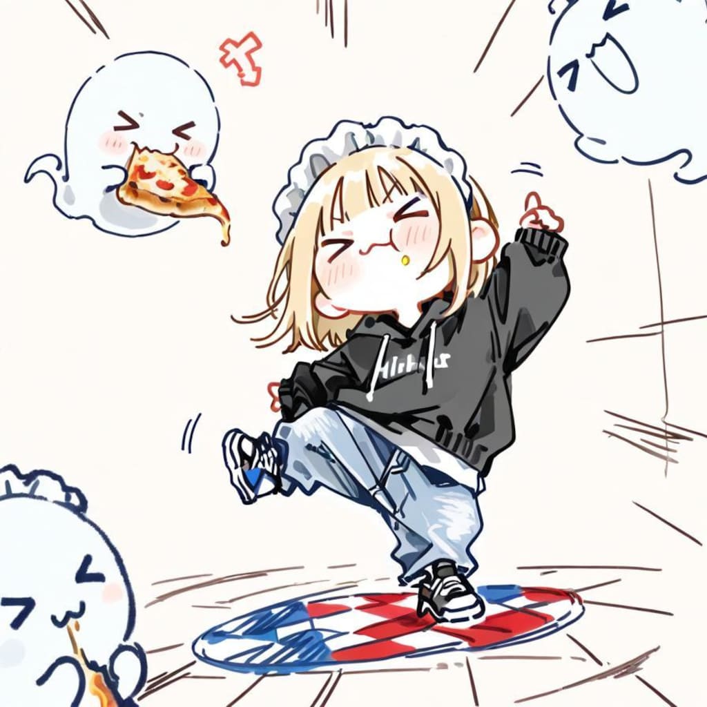 メ イ ダ ン ス (ง>ω<)ว🍕✨✨