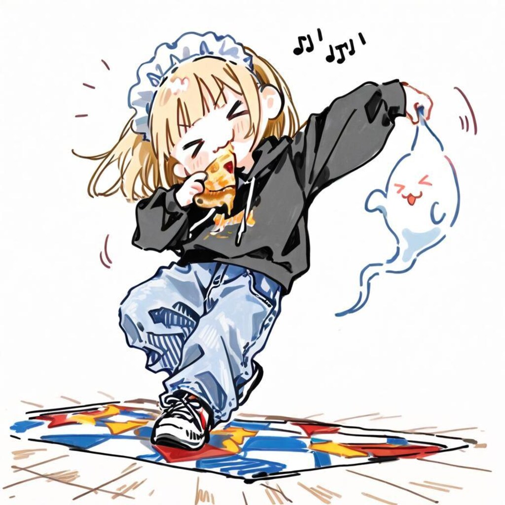 メ イ ダ ン ス (ง>ω<)ว🍕✨✨