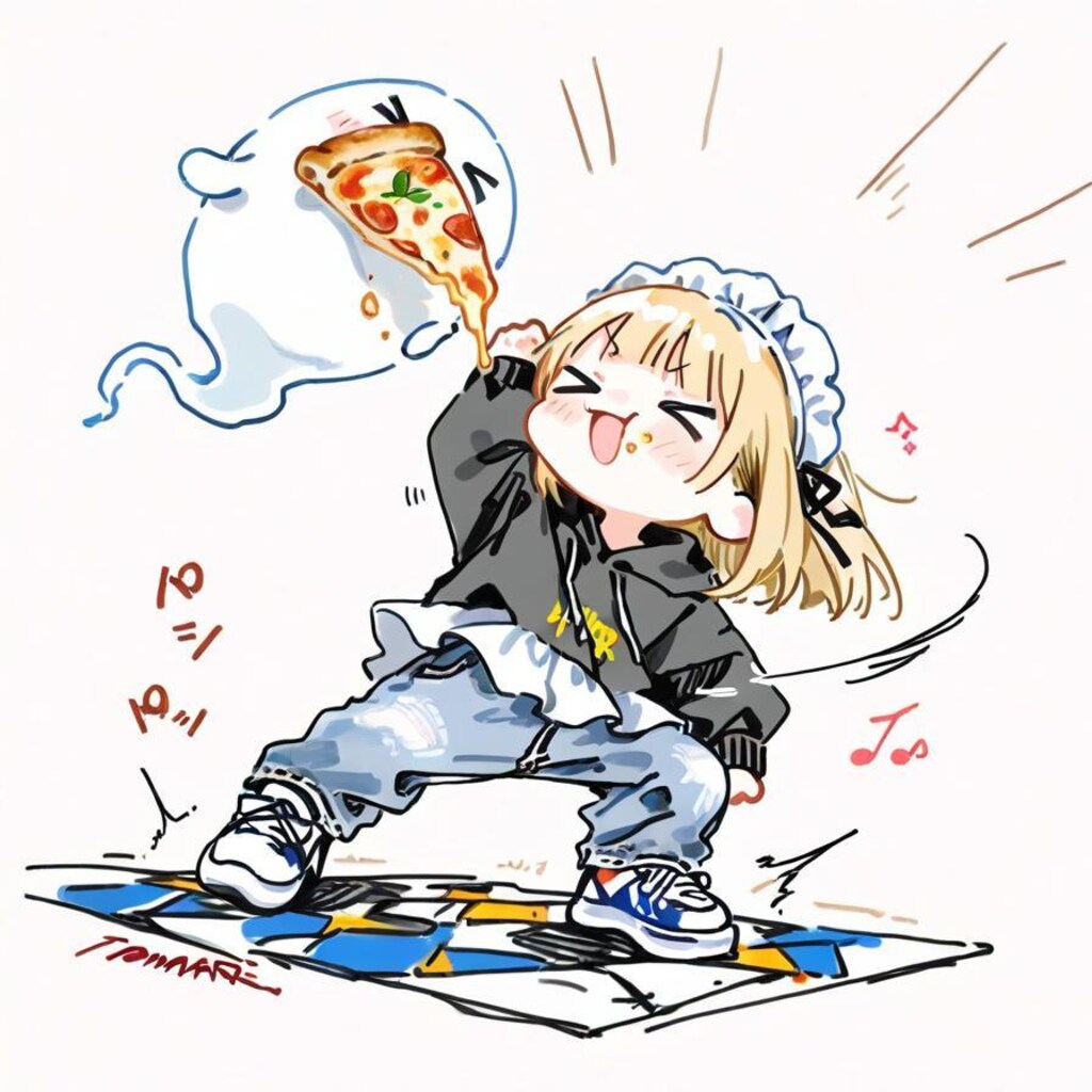 メ イ ダ ン ス (ง>ω<)ว🍕✨✨