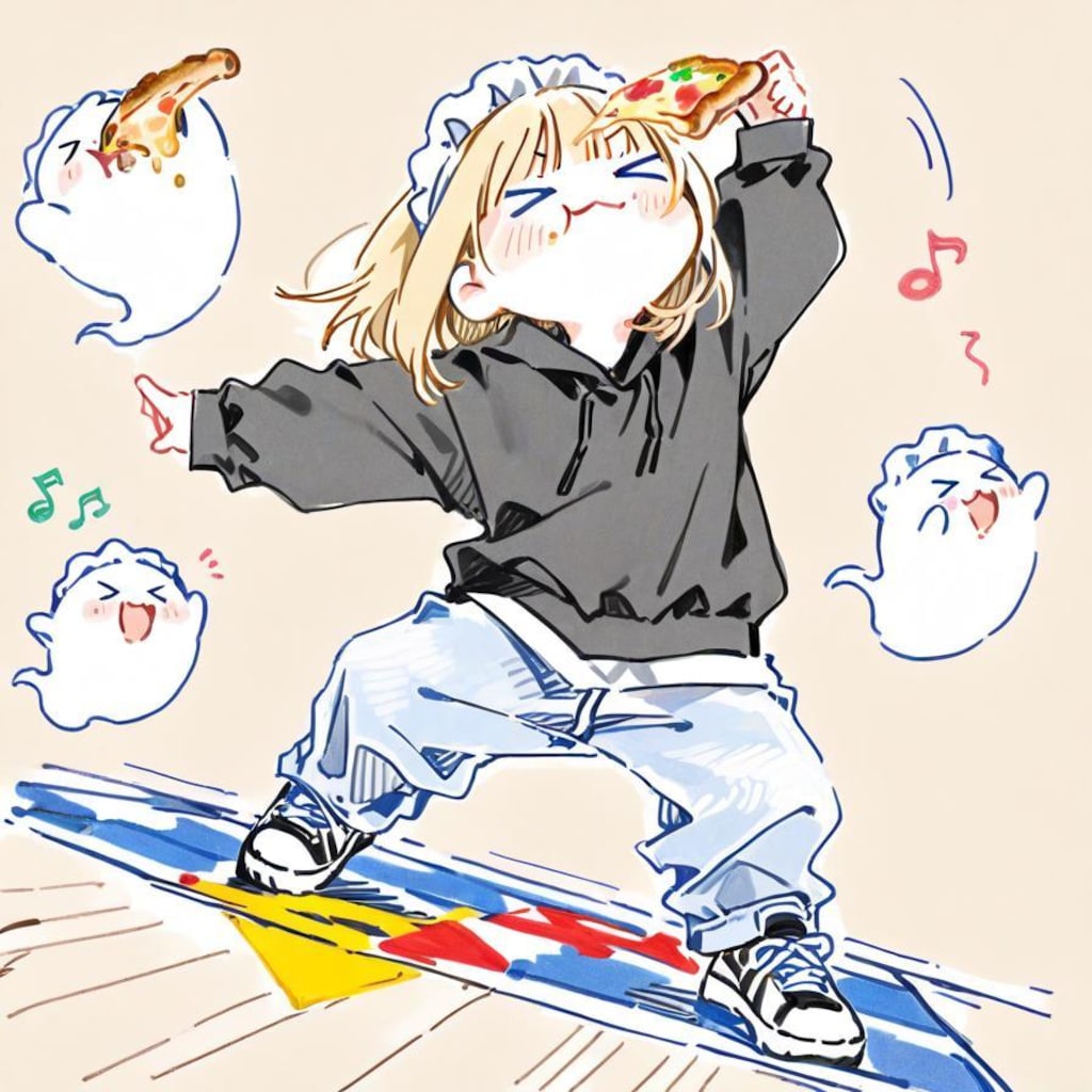 メ イ ダ ン ス (ง>ω<)ว🍕✨✨