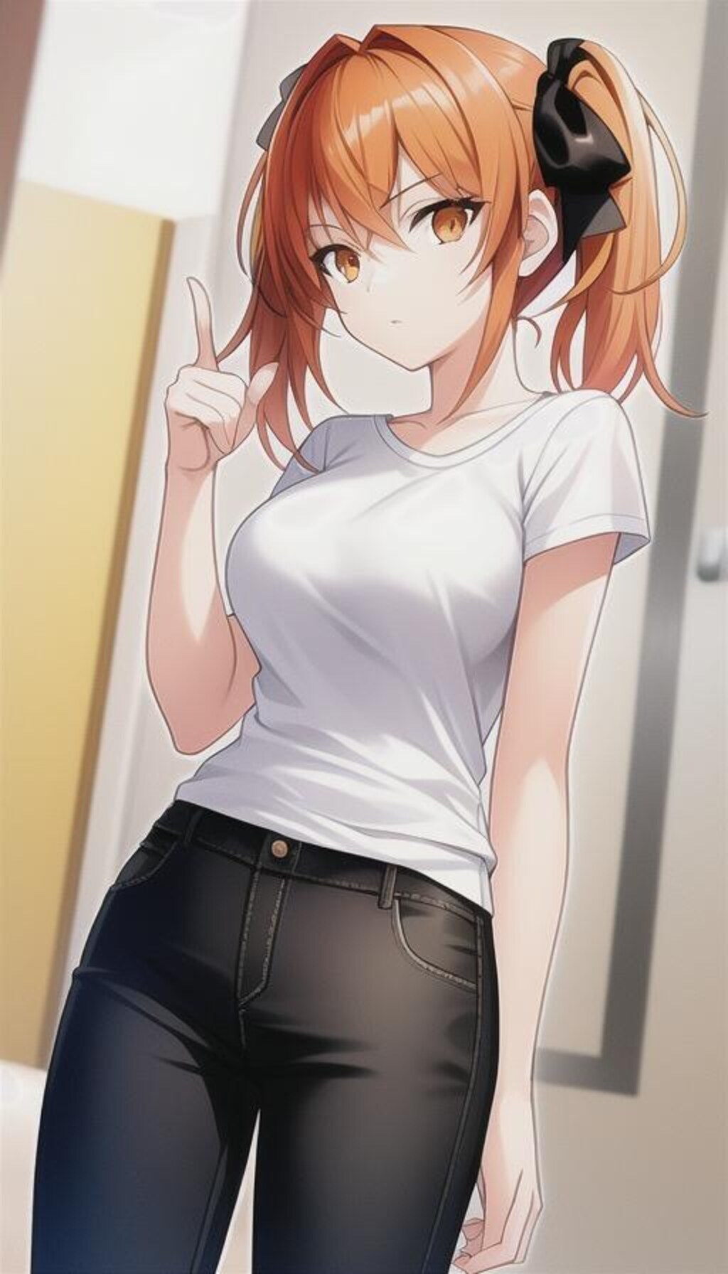 オレンジ髪の子　2