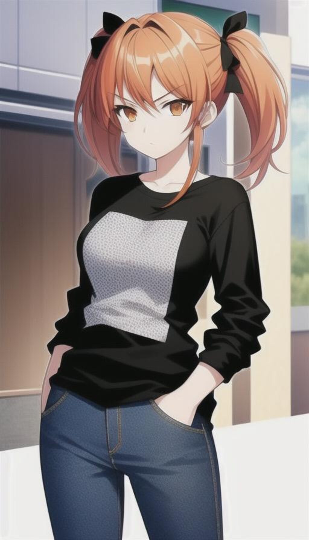 オレンジ髪の子　2