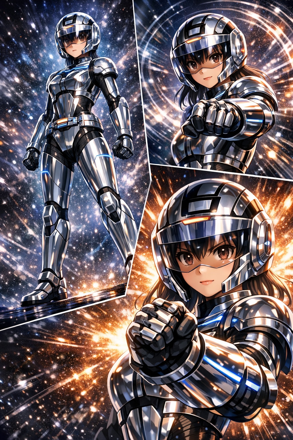 メタルヒーローな女の子