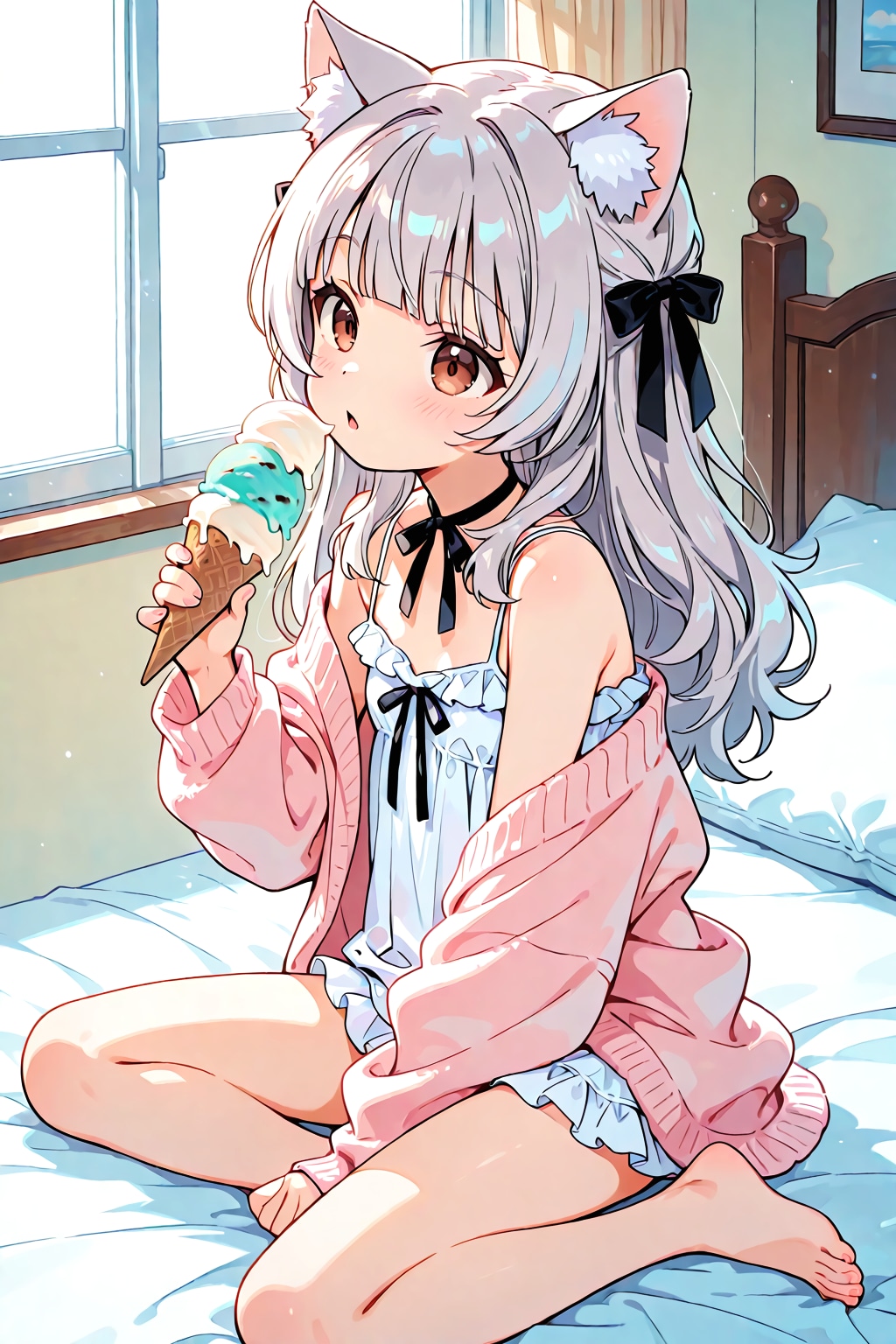 甘いおやつと本当の姿 | の人気AIイラスト・グラビア