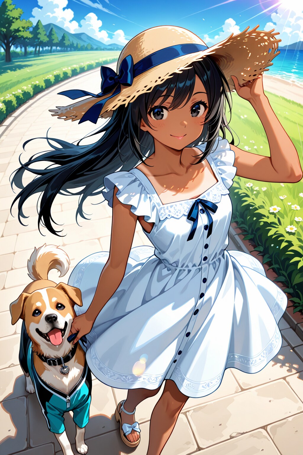 女の子とわんこ　その７