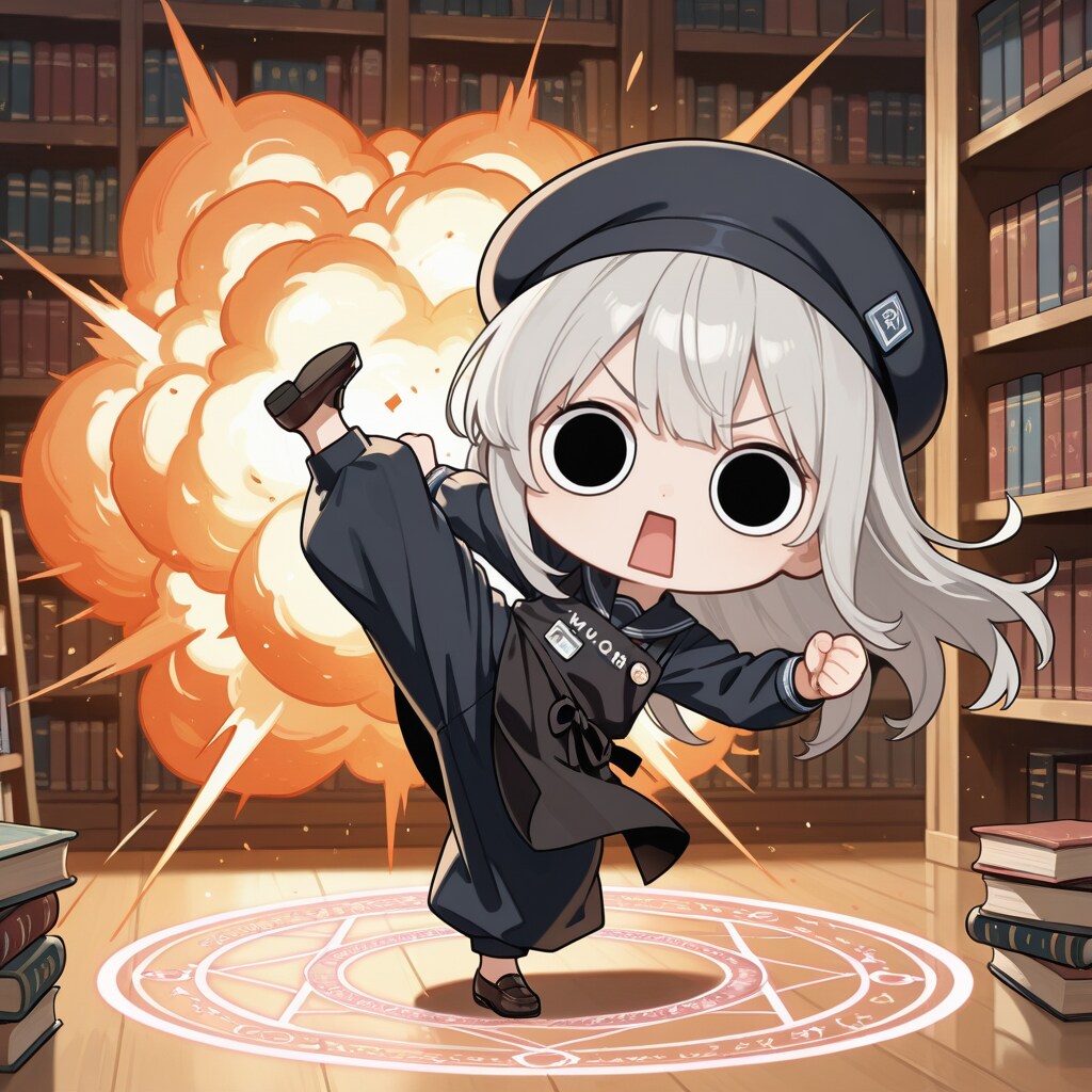 魔導書を実演してしまいよった書店員えらいこっちゃ嬢