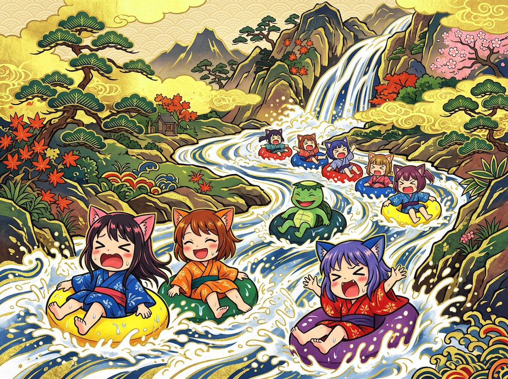 急流くだり