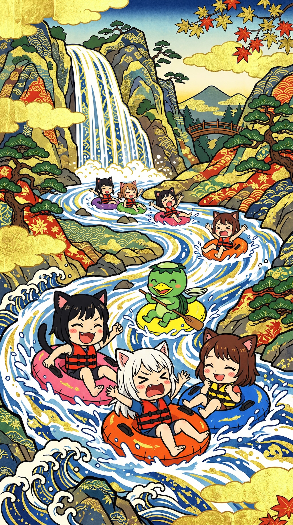急流くだり