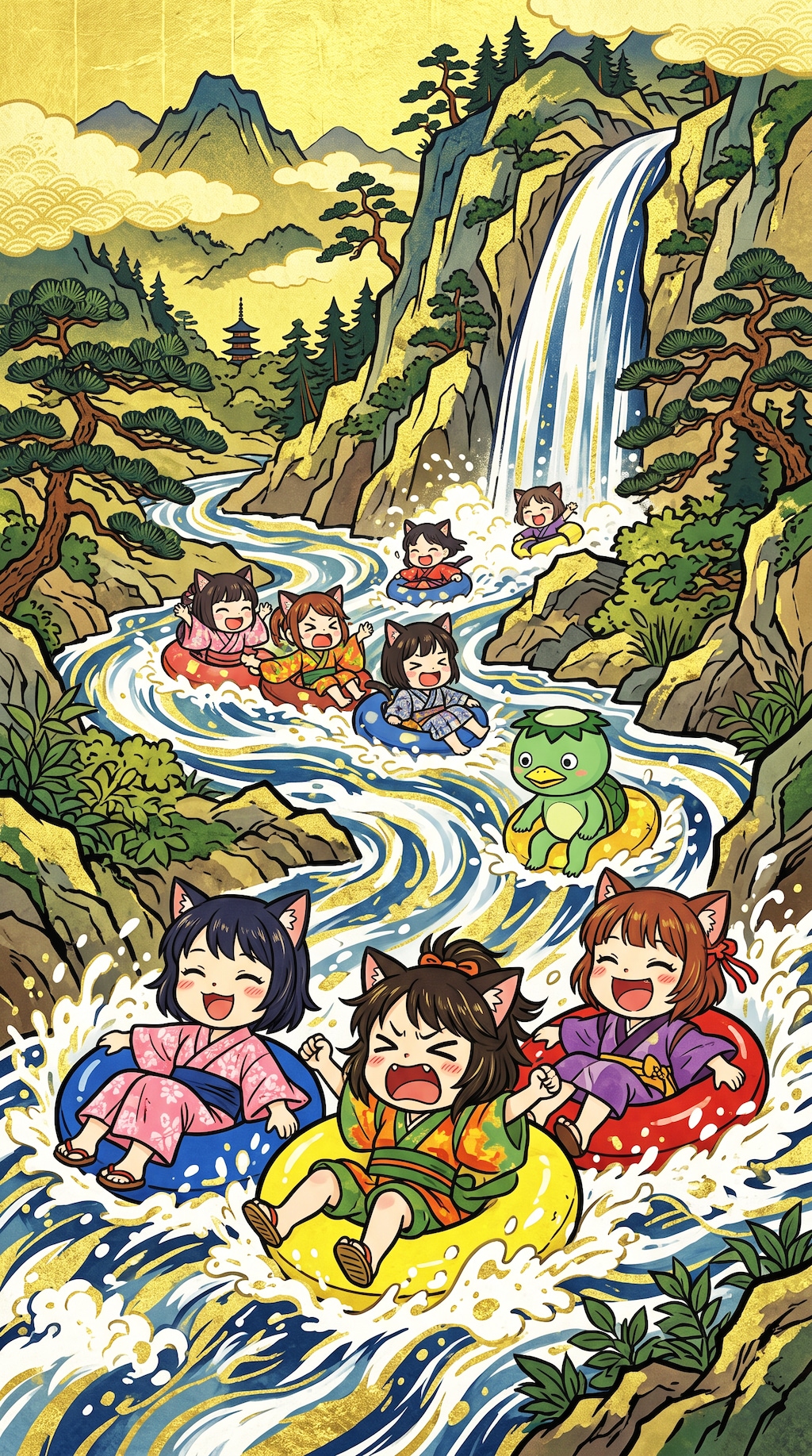 急流くだり