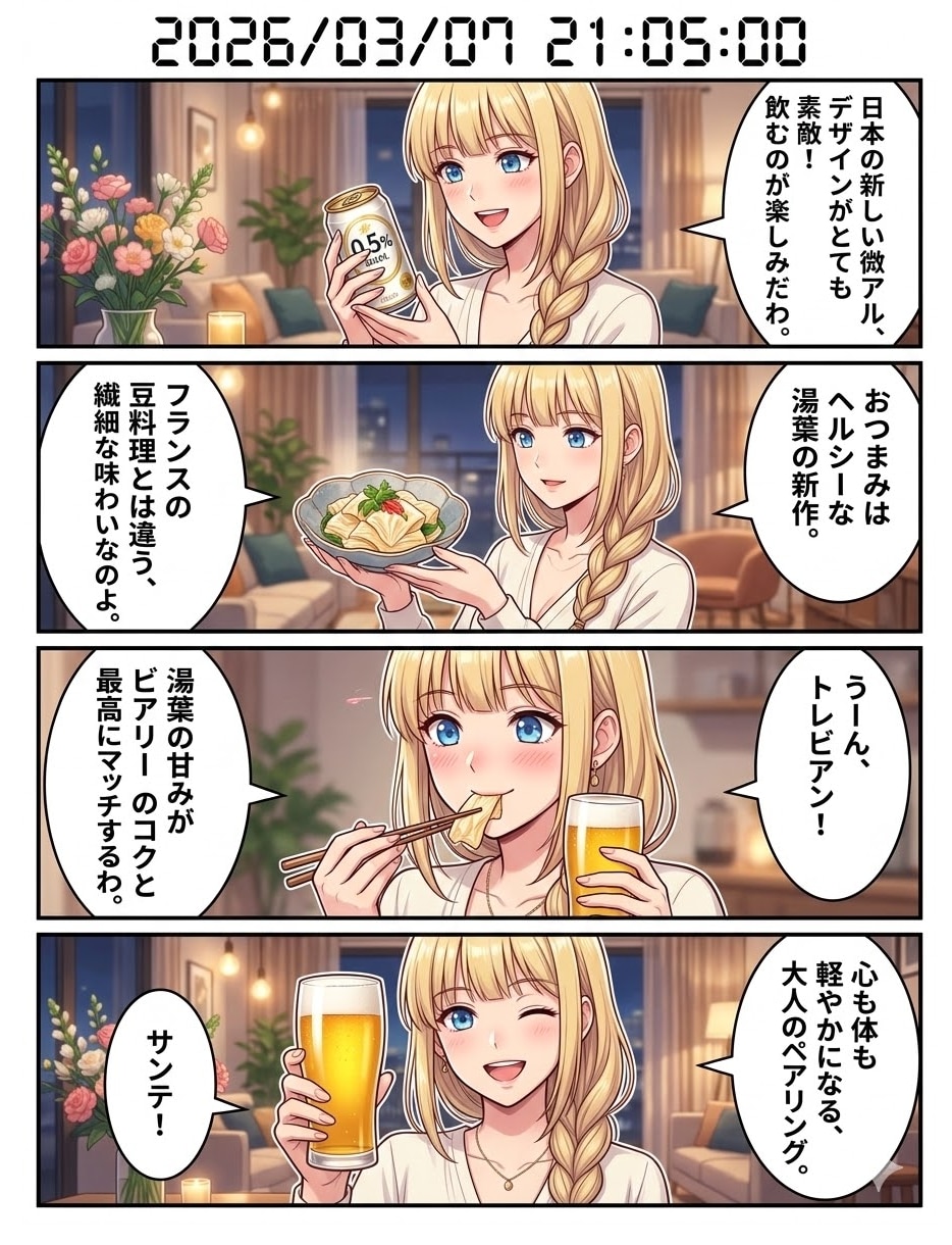 アルコール分0.5%の“微アル”ビール「アサヒ ビアリー」