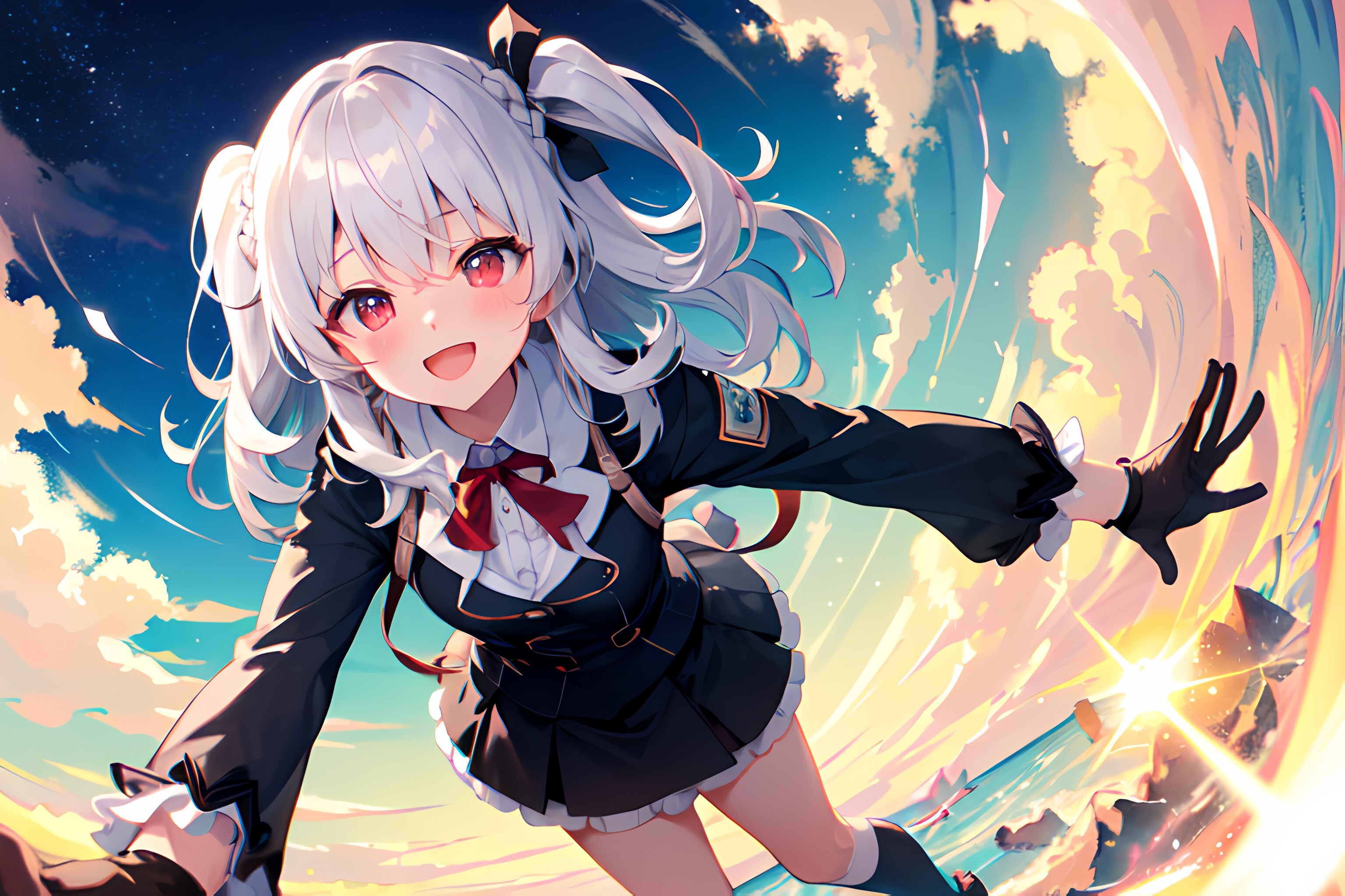 空、少女