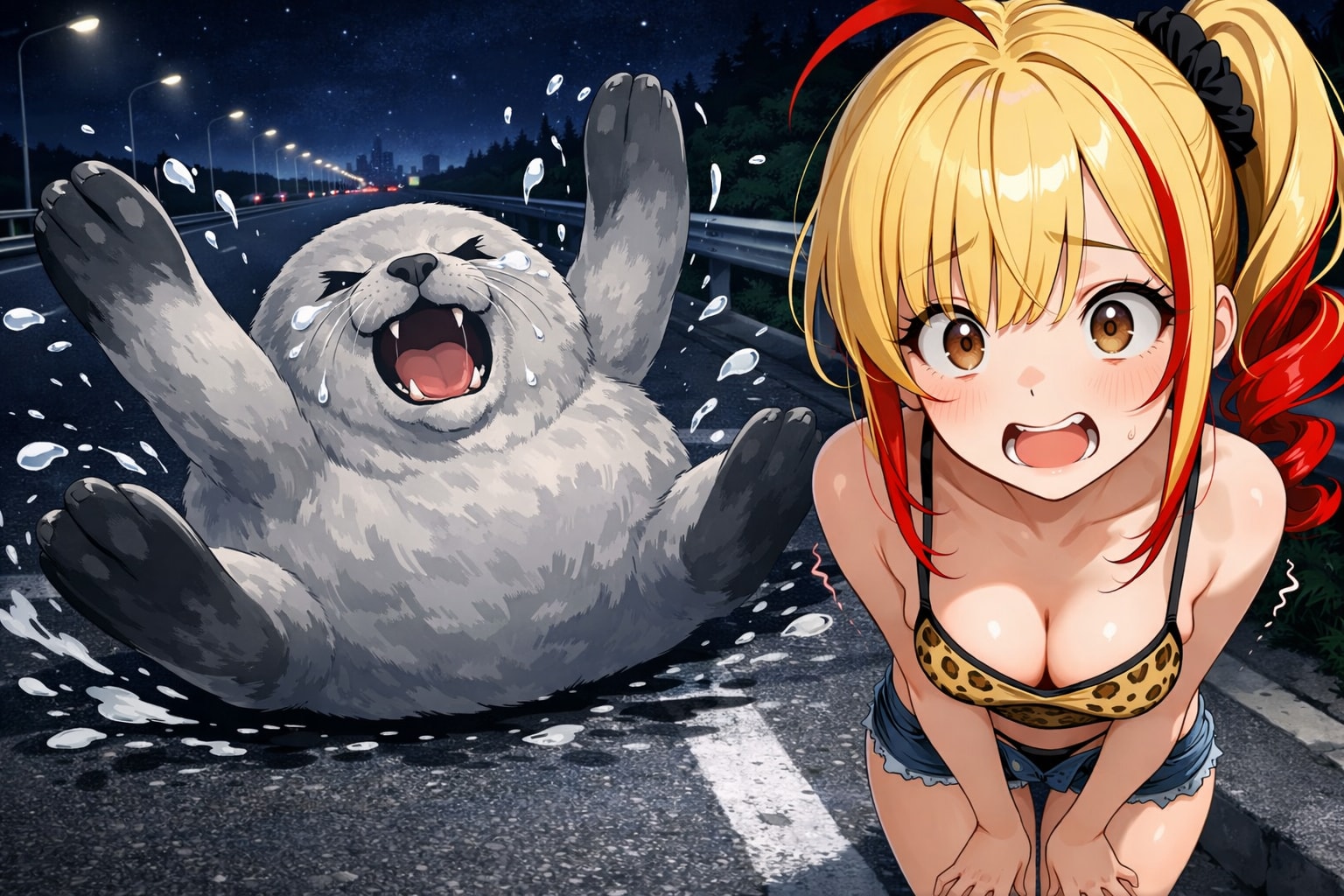 ある日突然深夜高速ジタバタアザラシ疾走