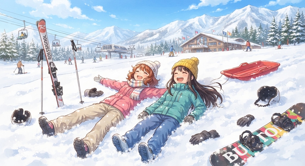 冬といえばスキー