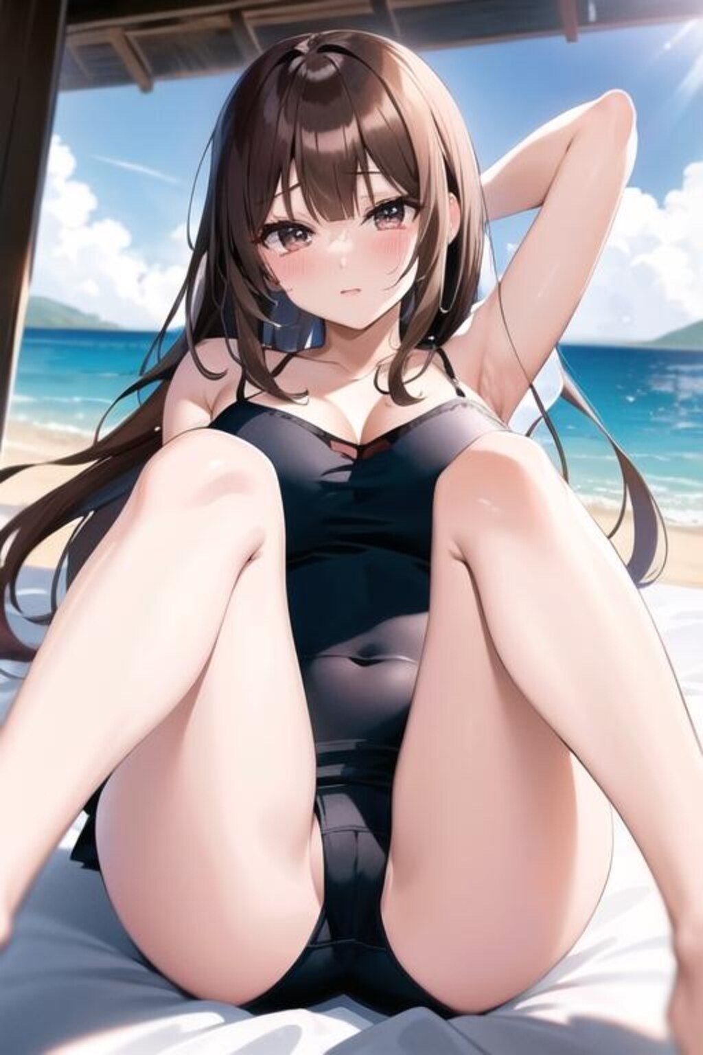 編集機能による髪色変更