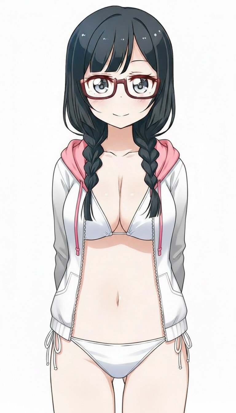 中川菜々 ビキニパーカー