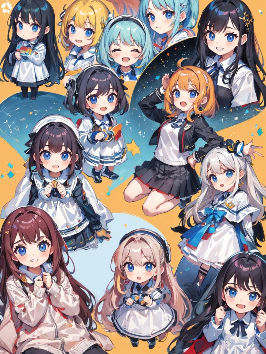 たくさんの女の子