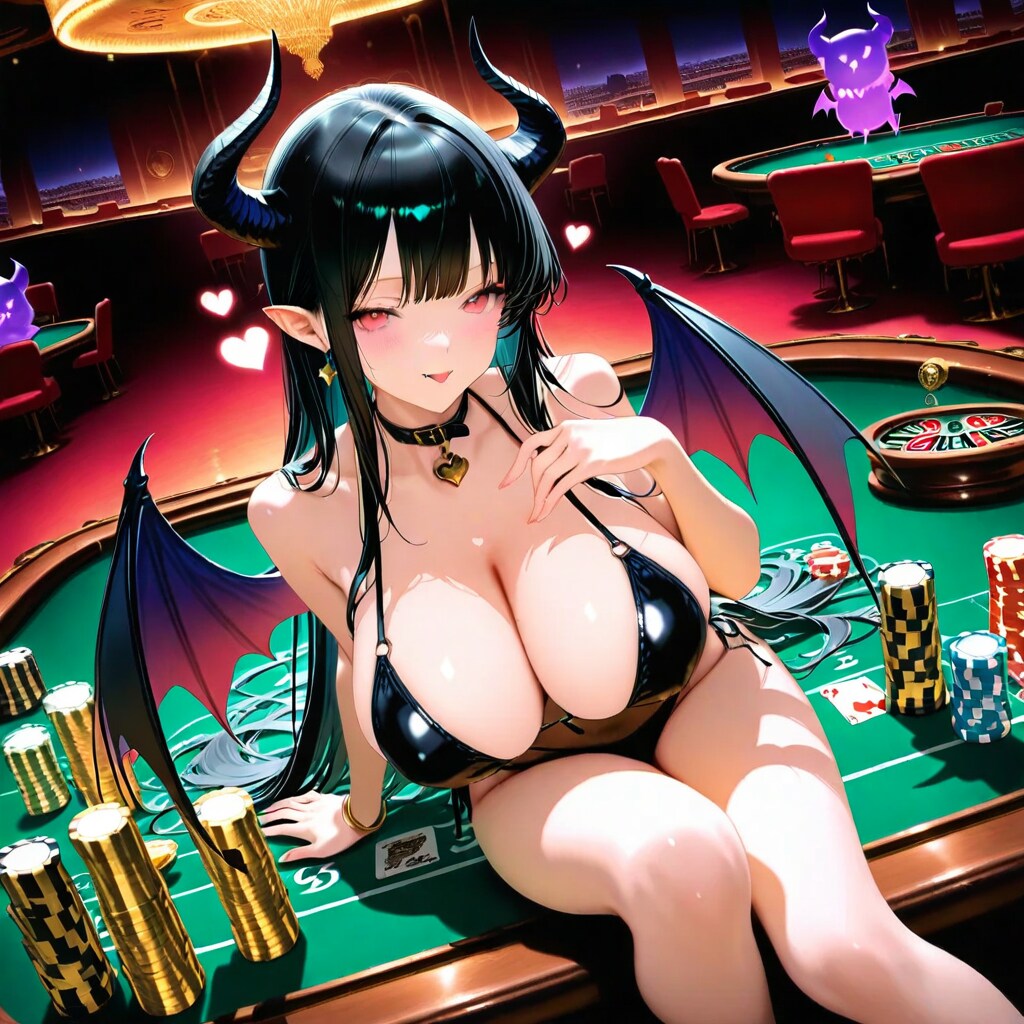 dragonでカジノディーラー悪魔っ子250709